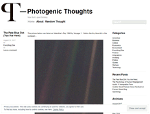 Tablet Screenshot of photogenicthoughts.com